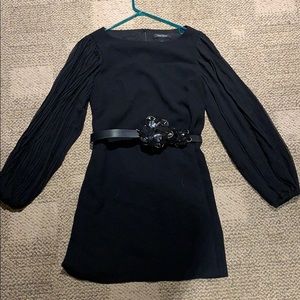 White House Black Market Black LongSleeve Dress